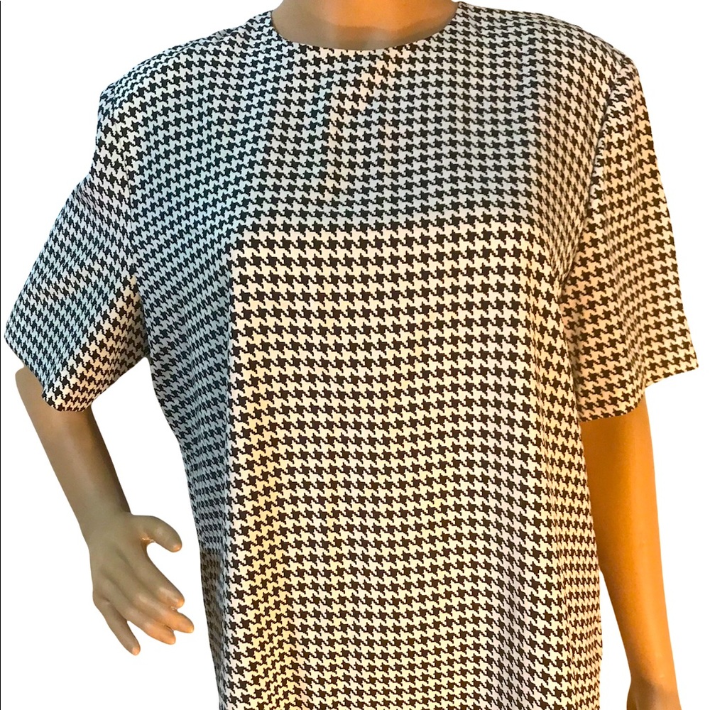 Size 12: Kasper & Company A.S.L. Women’s Vintage Houndstooth Blouse
